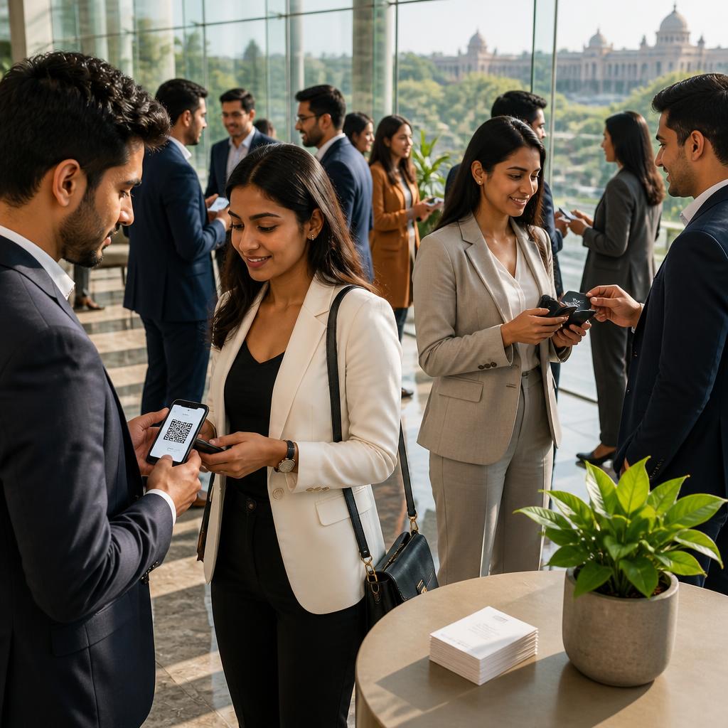 Eco-Friendly Networking: How Delhi Professionals Can Go 100% Paperless with Digital Visiting Cards