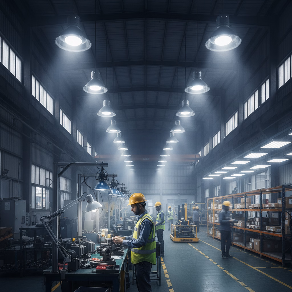 Industrial Lighting Basics for Delhi-NCR Factories and Warehouses