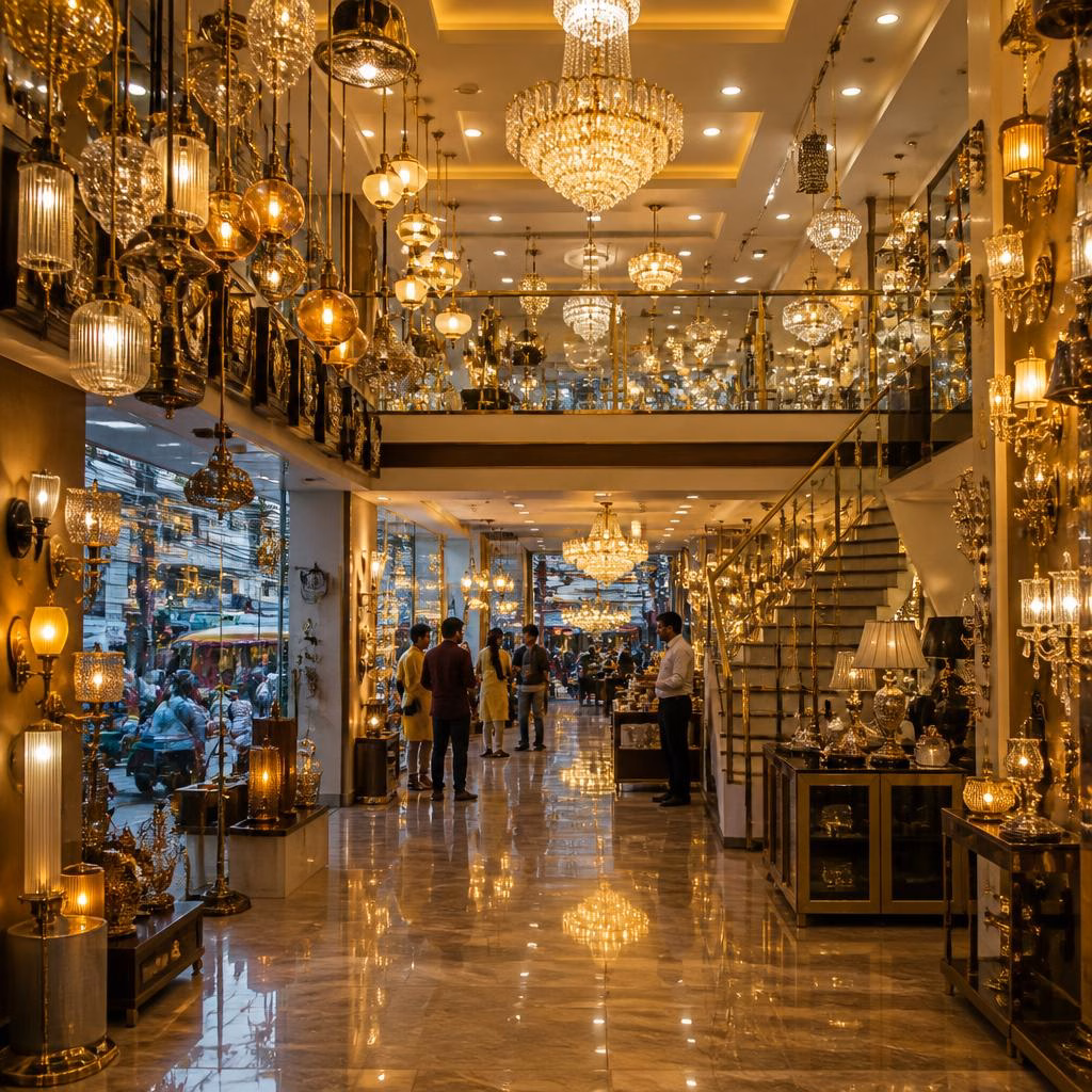 Why a 5,000 sq. ft. Lighting Showroom in Chandni Chowk Is Worth the Trip