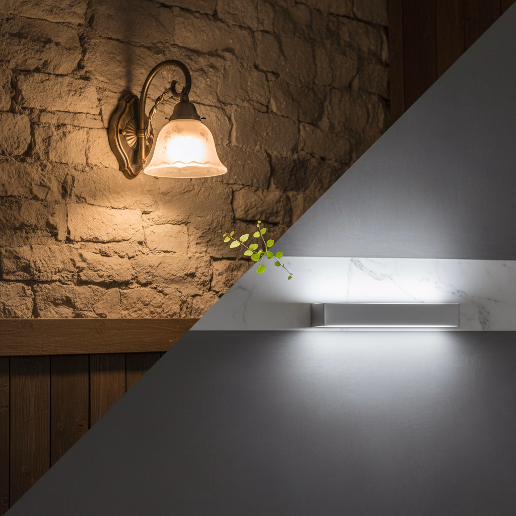 Selecting Wall Lamps: The Timeless Charm of Antique vs. The Sleek Appeal of Modern Designs