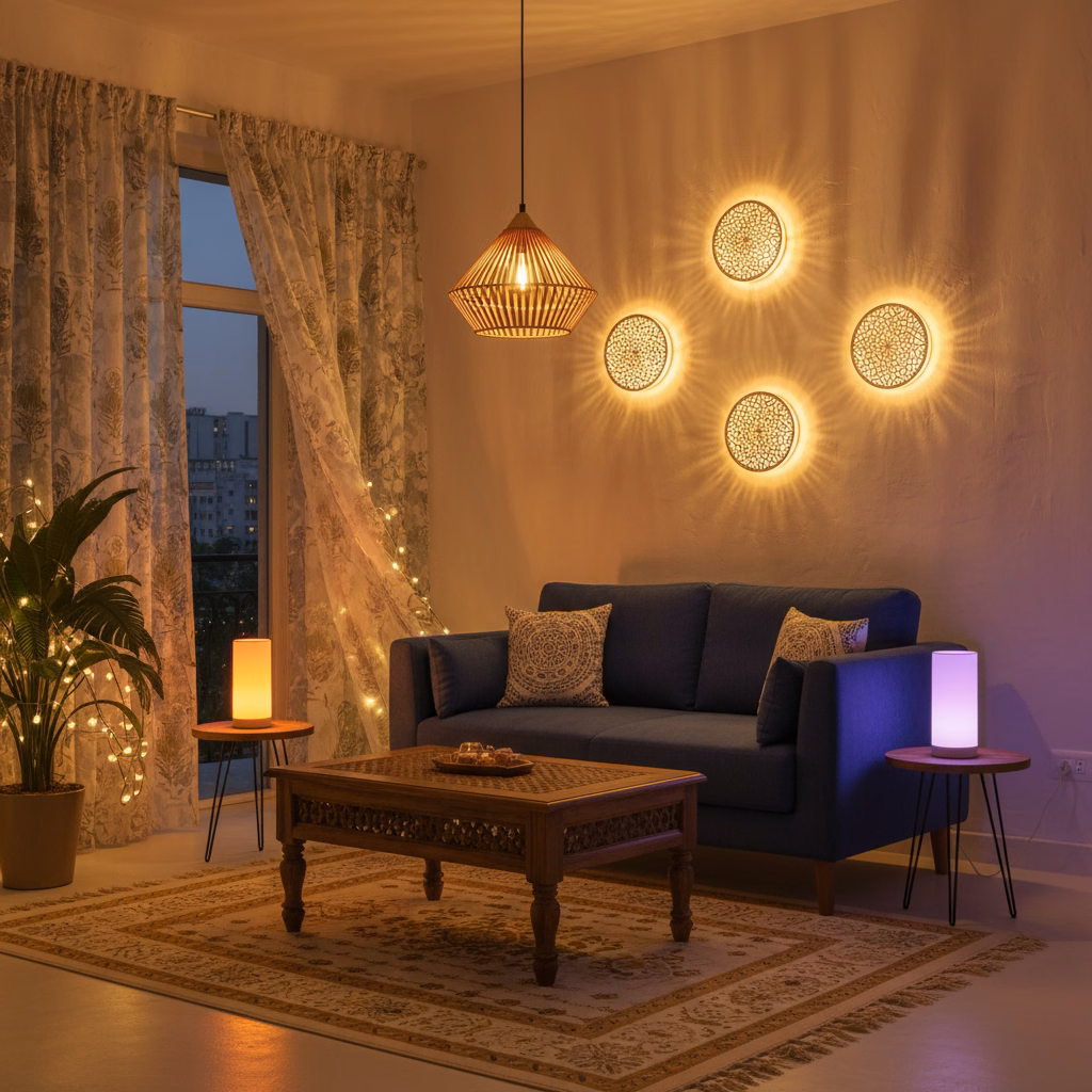 Elevate Your Indian Home Aesthetics: Smart Lighting on a Budget