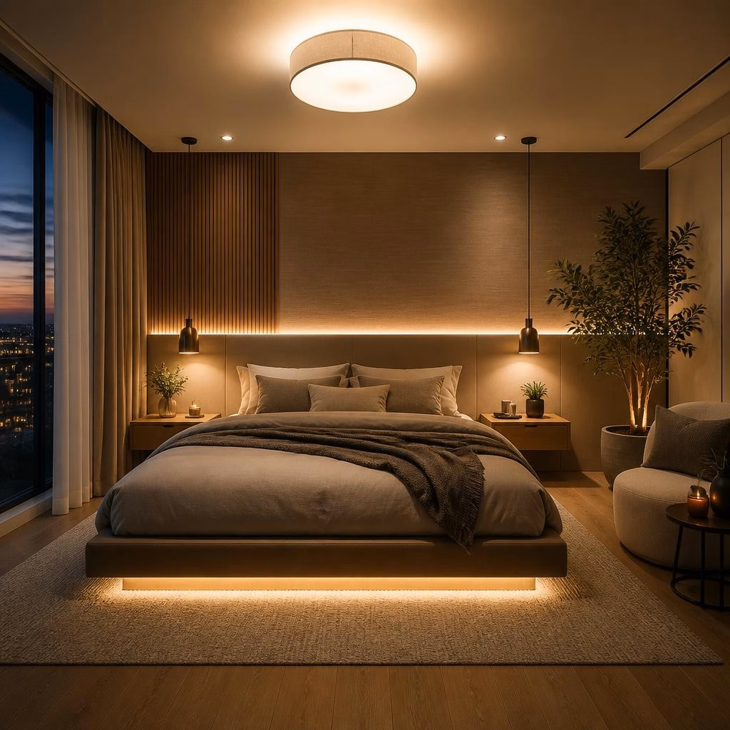 How to Plan Bedroom Lighting: From Ceiling to Bedside