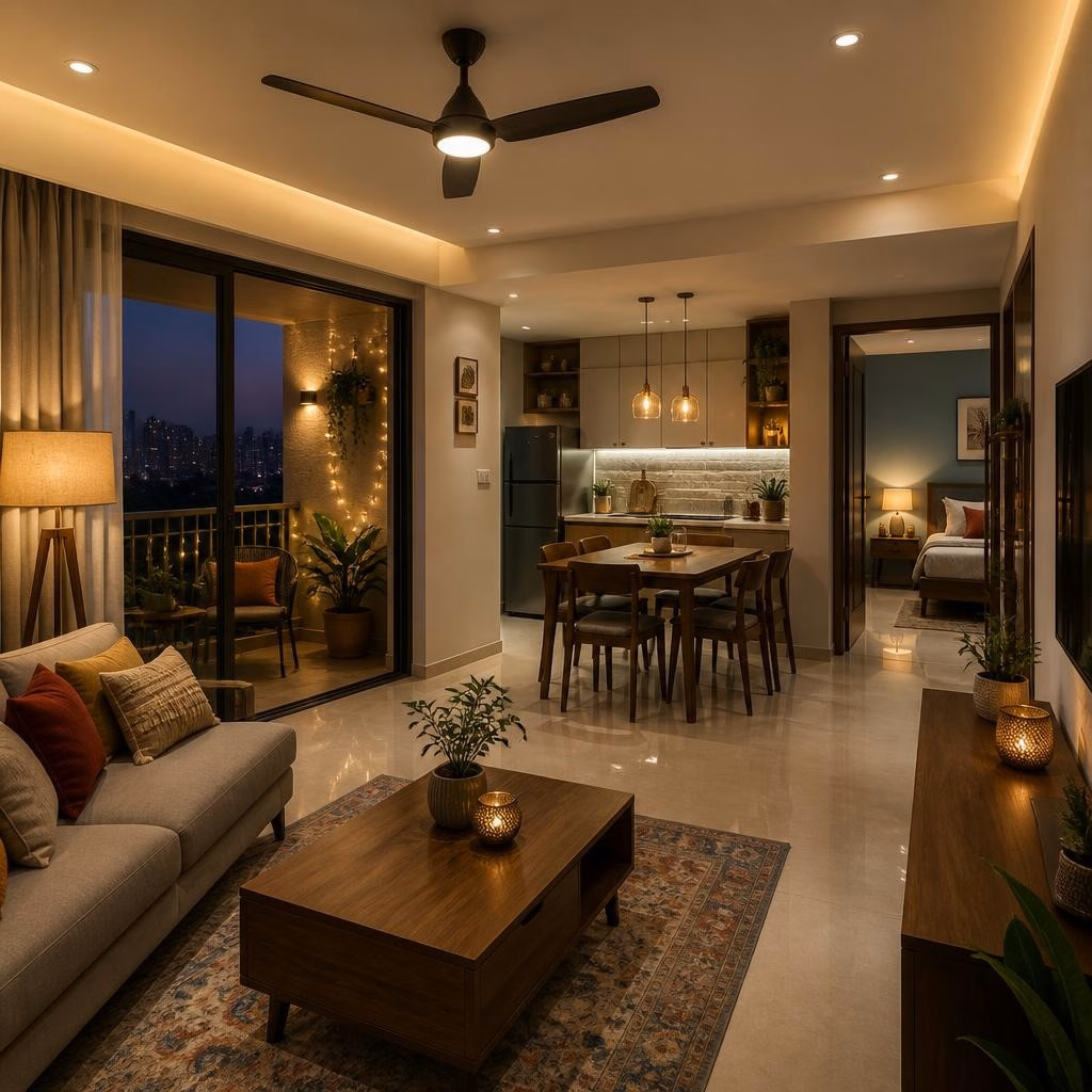 How to Plan Lighting for a New 2BHK Flat in India: A Room-by-Room Checklist