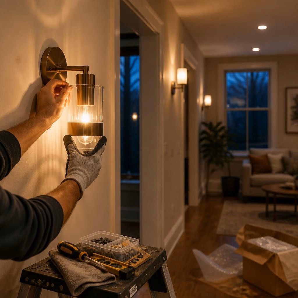 How to Avoid Damage When Installing Wall Lights and Lamps at Home