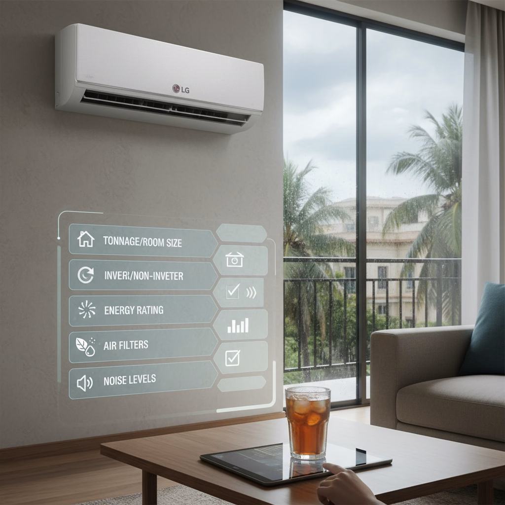 Choosing the Right LG AC for Kolkata's Climate: Essential Features Explained