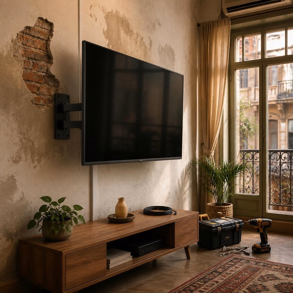 Wall‑Mounting an LG TV Safely in Old Kolkata Buildings: Key Checks Before Installation