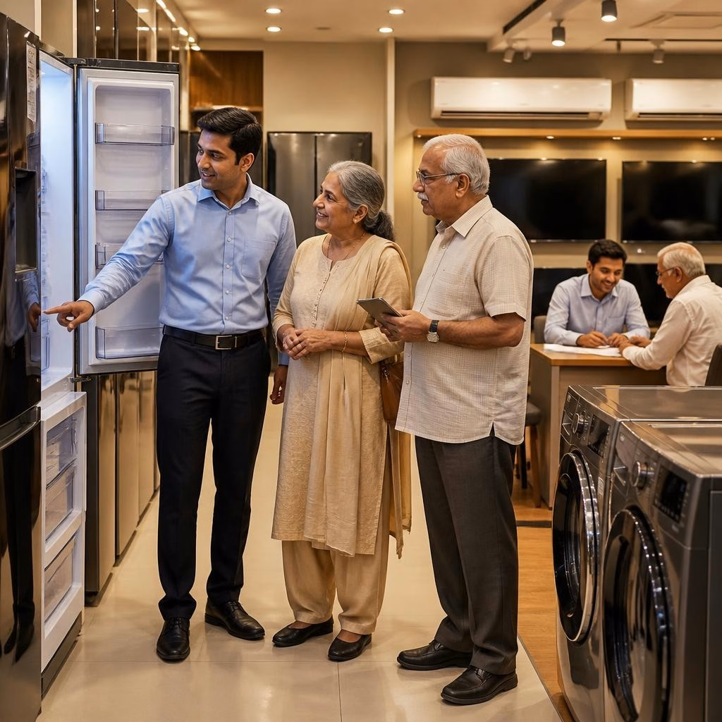 How LG BEST SHOP – Swar Sangam Helps Senior Citizens Choose and Buy Home Appliances
