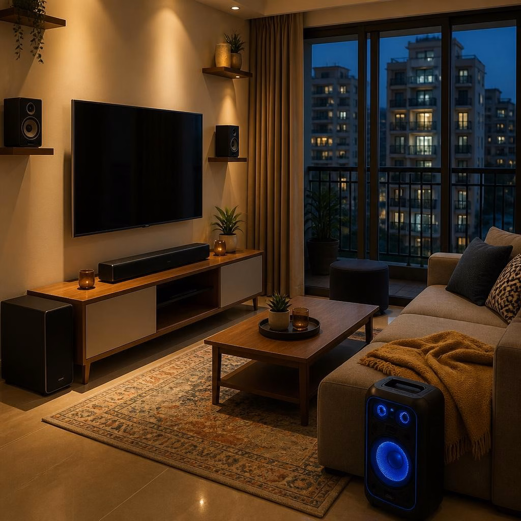 Choosing the Right LG Audio System for Kolkata Flats Without Disturbing Neighbours