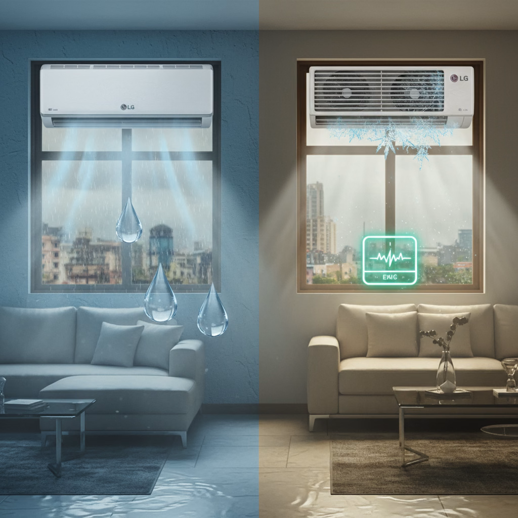 LG Split vs. Window AC: Navigating Kolkata's Humid Climate for Optimal Comfort