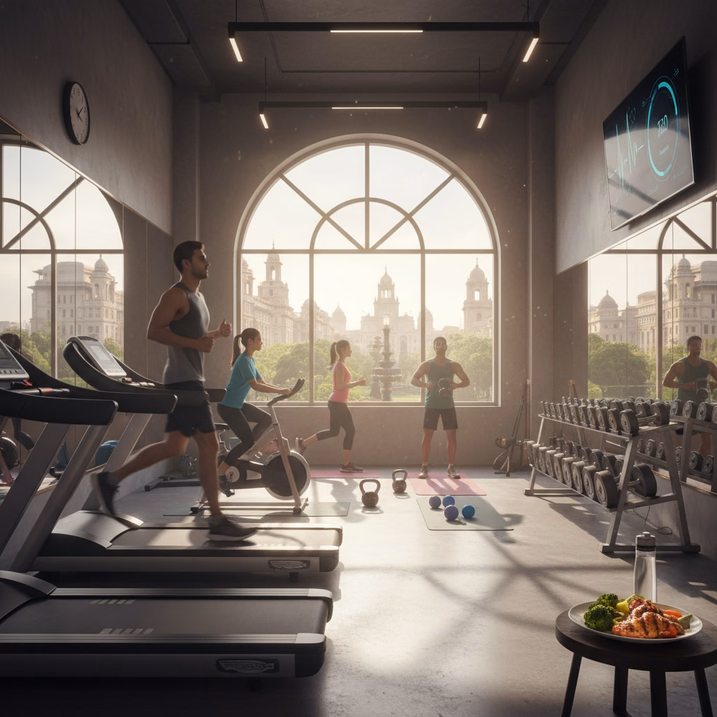 Achieving Sustainable Weight Loss in Central Delhi: A 12-Week Gym Plan