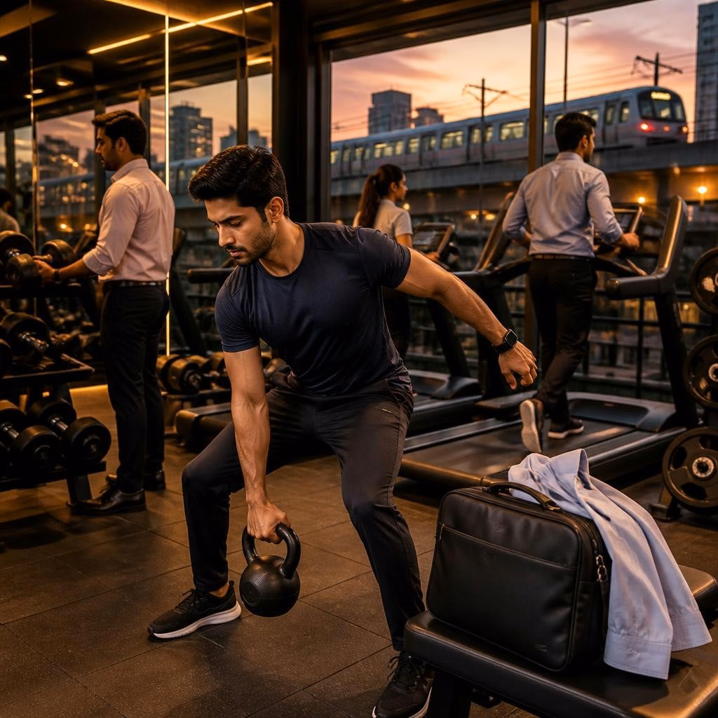 Gym Near RK Ashram Marg Metro: How to Fit a Full Workout Into Your Commute