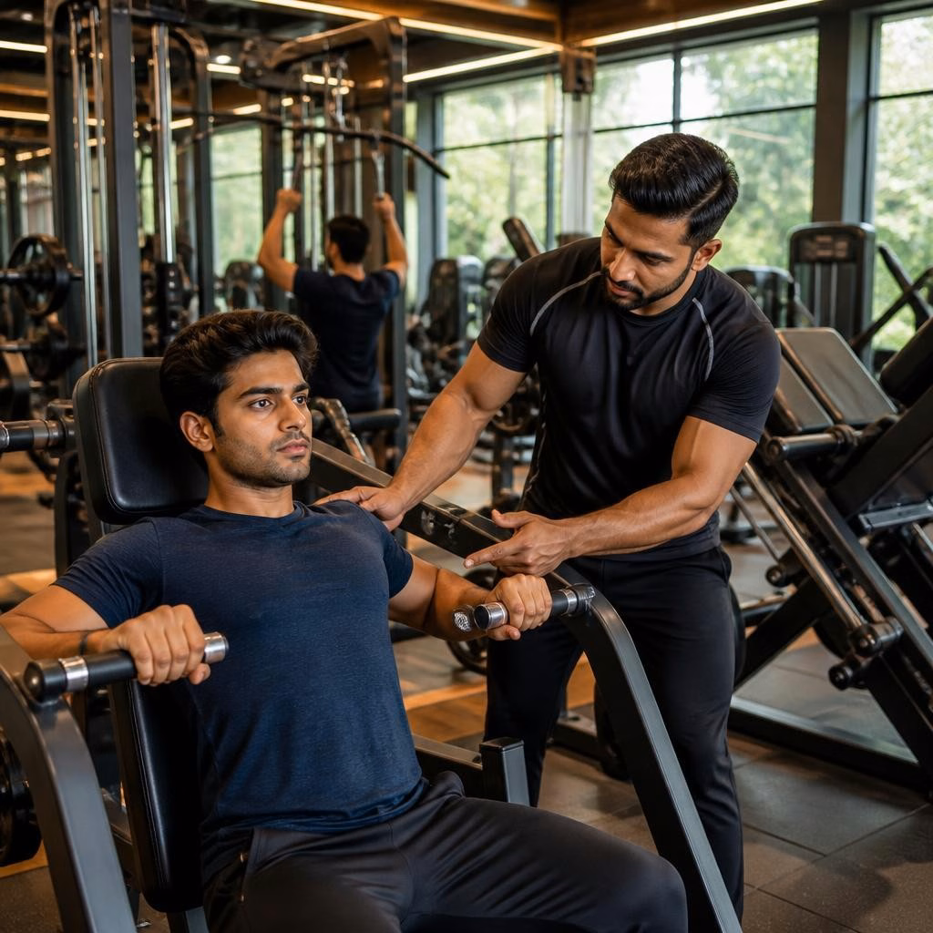 Beginner-Friendly 8‑Week Machine-Based Weight Training Plan at Sharks Gym (Central Delhi)