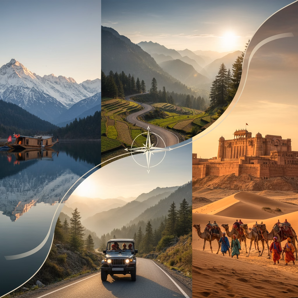 Choosing Your Ideal Indian Getaway from Delhi: Kashmir, Himachal, or Rajasthan?
