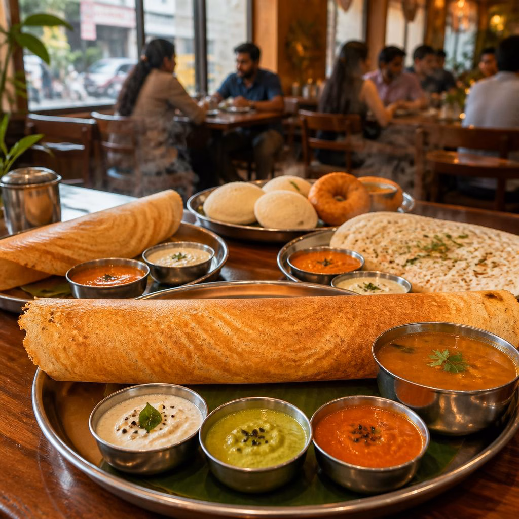 South Indian Breakfast and Dosa Options in Karol Bagh — A Vegetarian Foodie's Guide to Pure Shudh