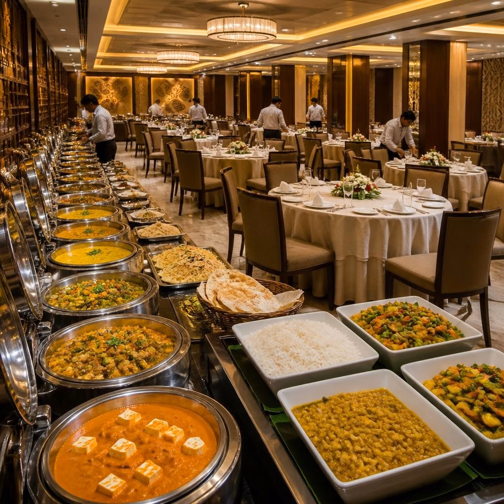 Planning Group Meals for Hotel Guests in Karol Bagh: Buffet and Set-Menu Guidance from Pure Shudh