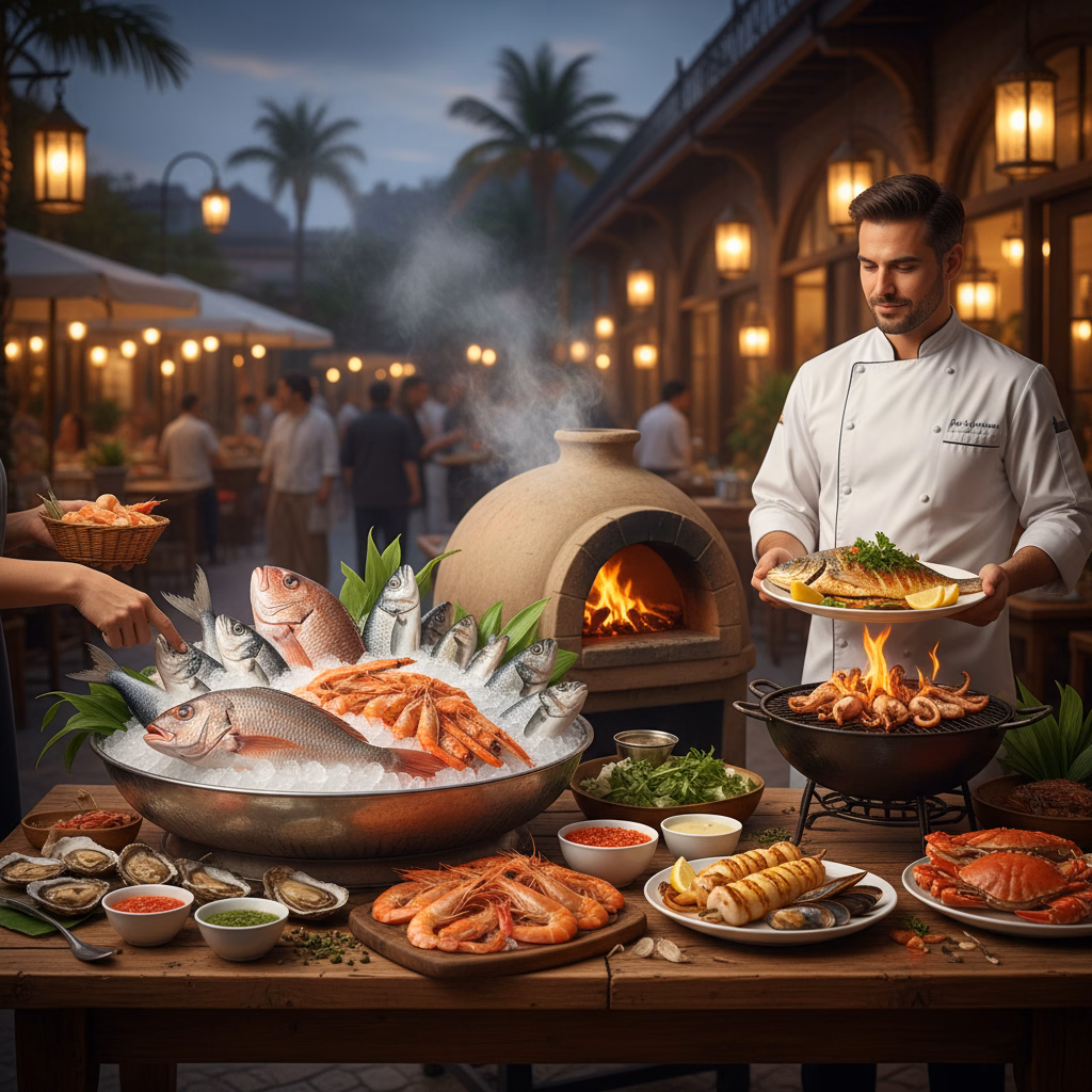 Your Guide to the 'Cook Your Catch' Experience at Aylla Seafood Restaurant, Dubai