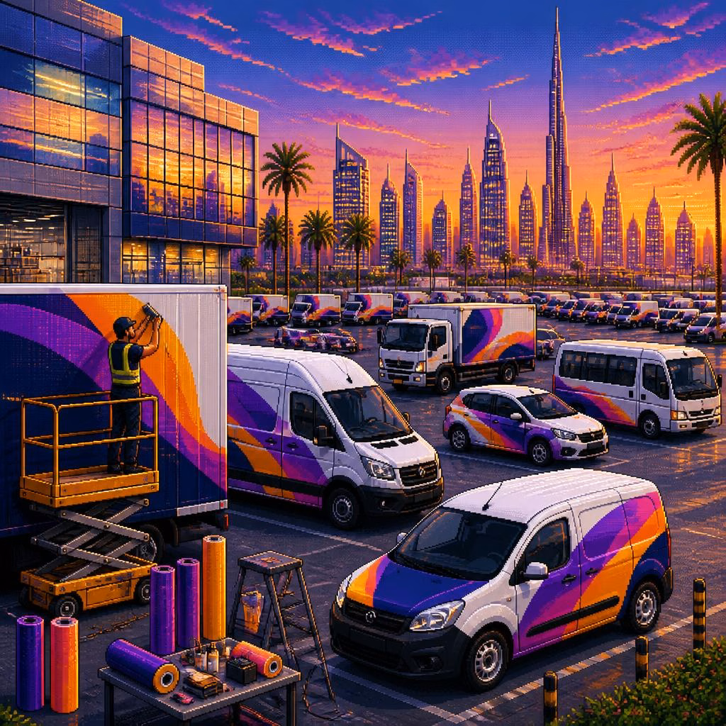 Mastering Fleet Branding in Dubai: A Guide for Businesses with Multiple Vehicles