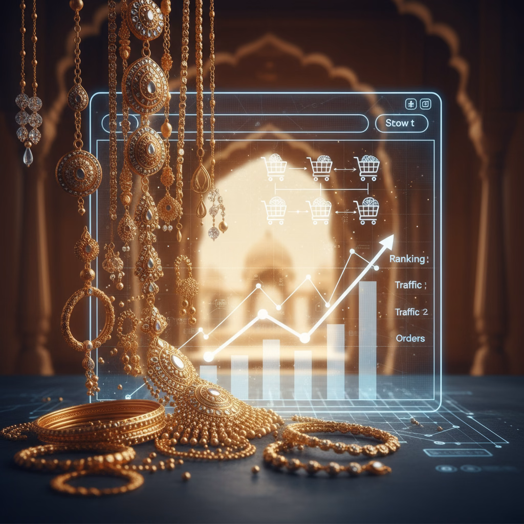 E-commerce SEO in India: Transforming a Jewellery Website into a Consistent Sales Channel
