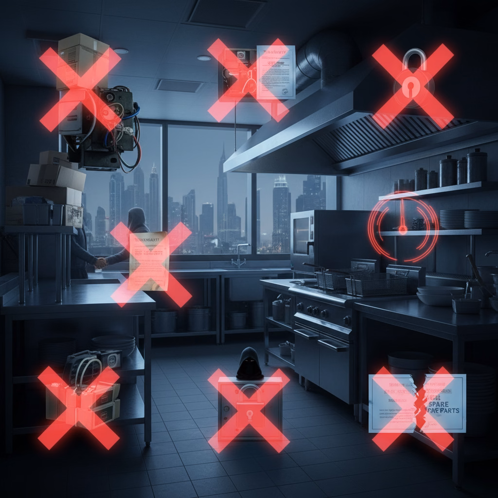Navigating the Market: 7 Red Flags to Avoid When Choosing a Commercial Kitchen Supplier in the UAE