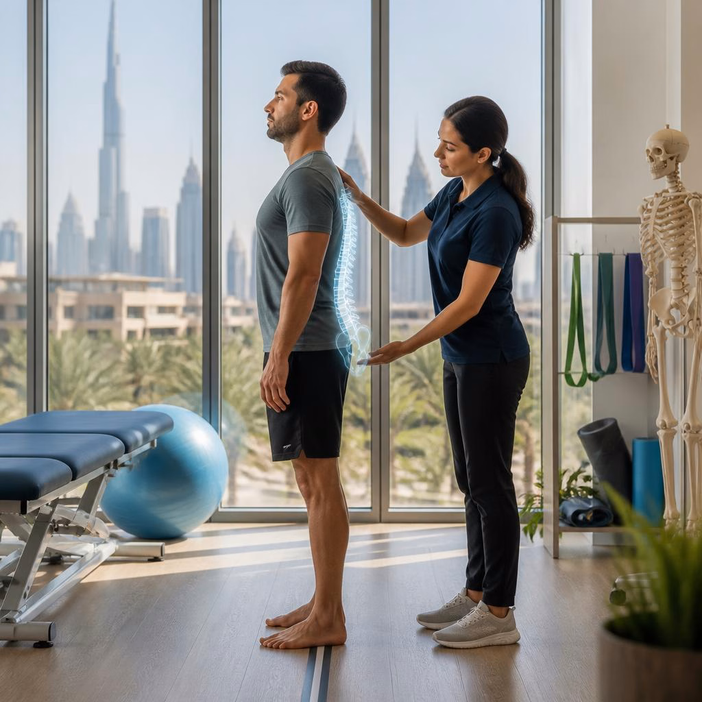 From Back Pain to Better Alignment: A Patient's Posture Correction Journey in Dubai