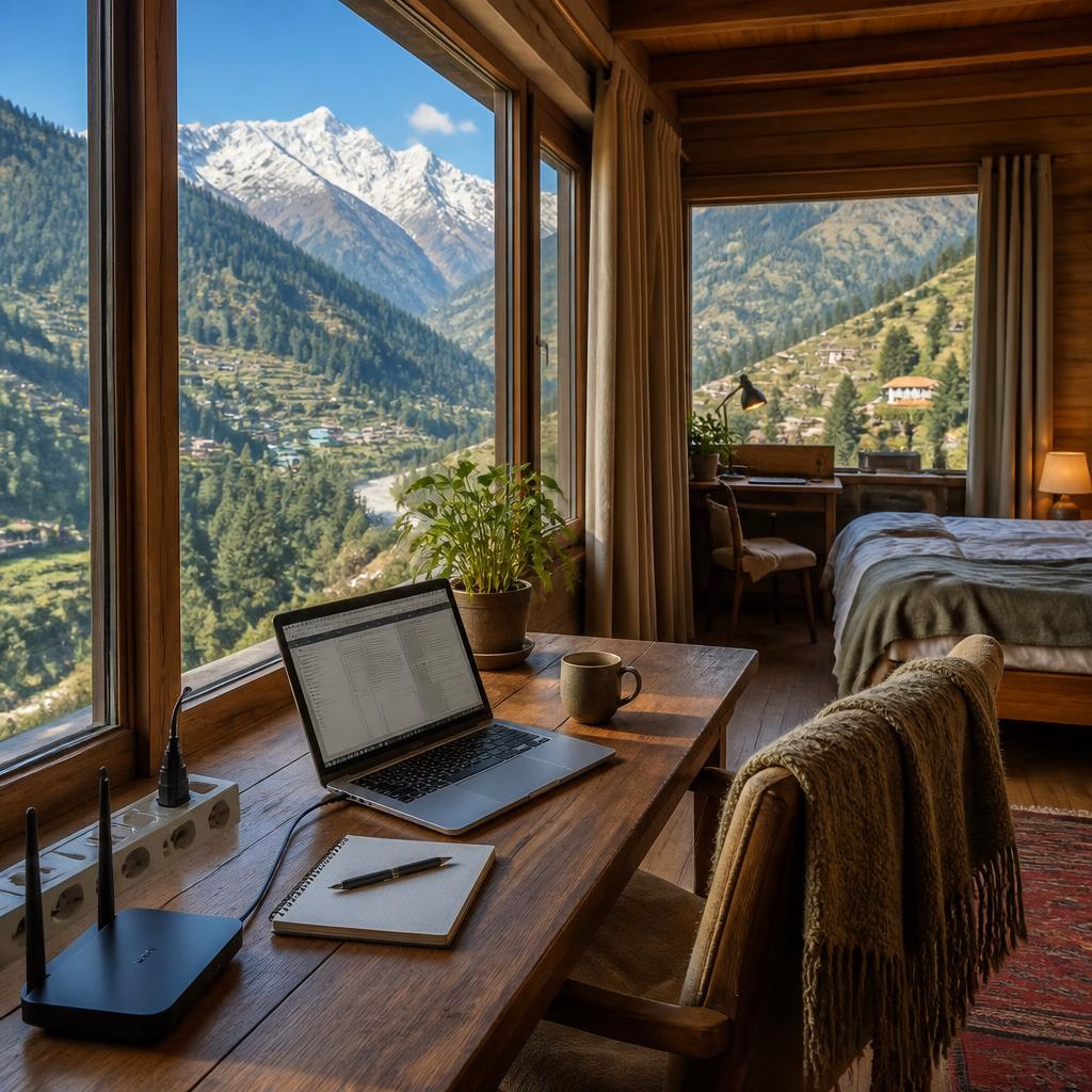 Work From Hills in Kullu: Choosing a Cottage Stay with Reliable Wi‑Fi and Comfort