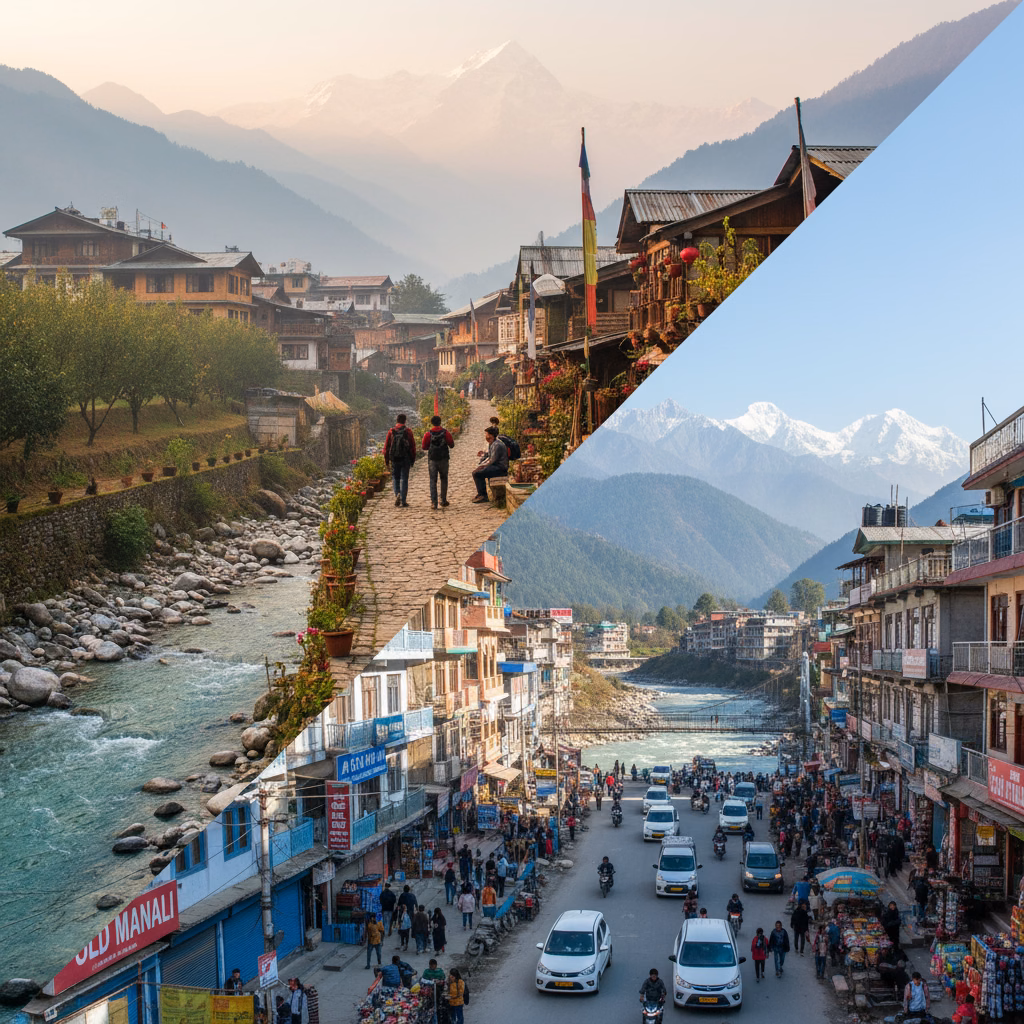 Old Manali vs. New Manali: Choosing Your Perfect Himalayan Escape