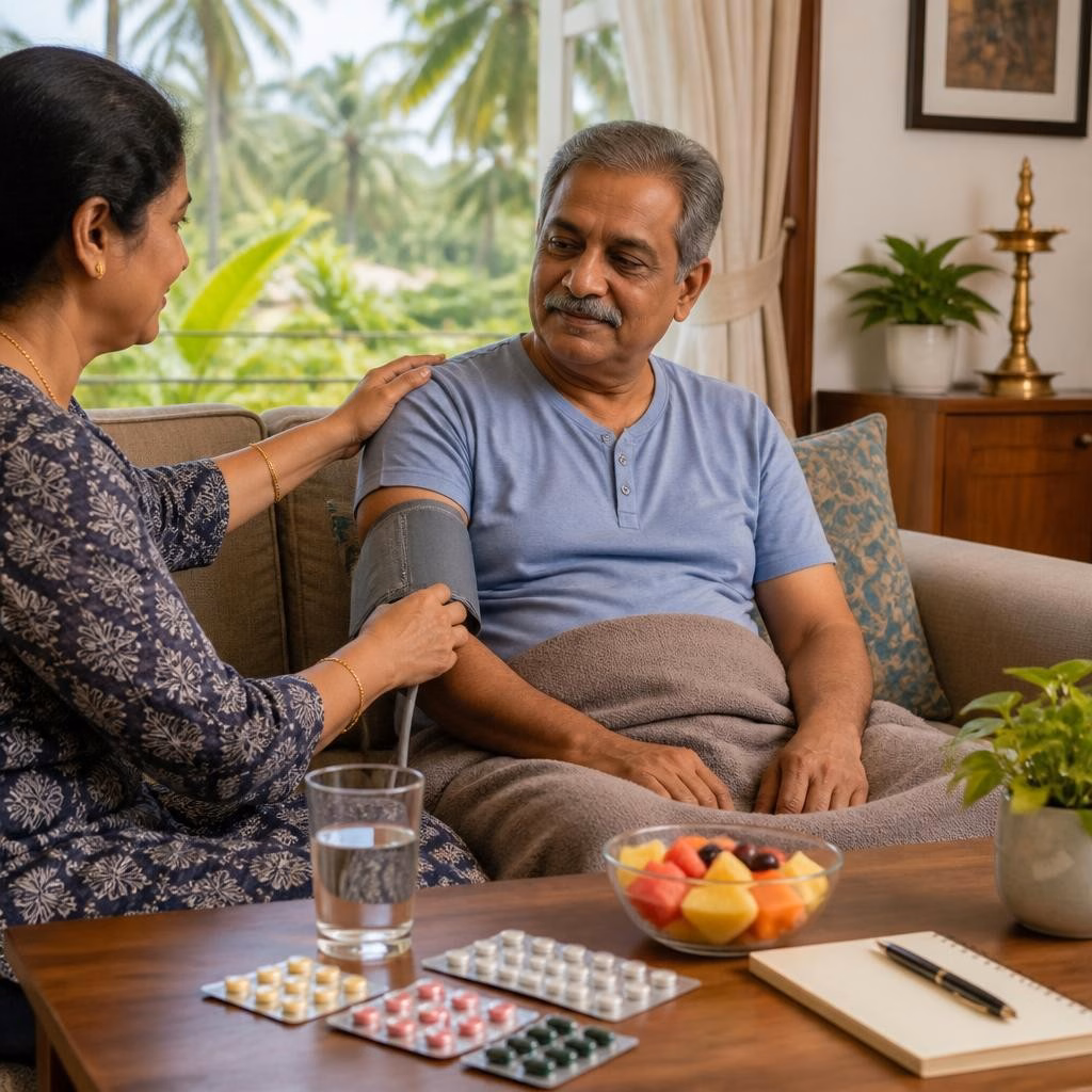 Caring for a Heart Patient at Home in Kollam: A Practical Family Caregiver’s Checklist