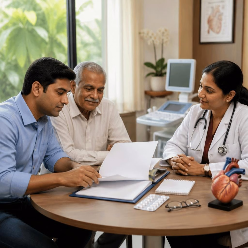 How to Prepare for Your Mother or Father’s First Cardiology Visit in Kollam