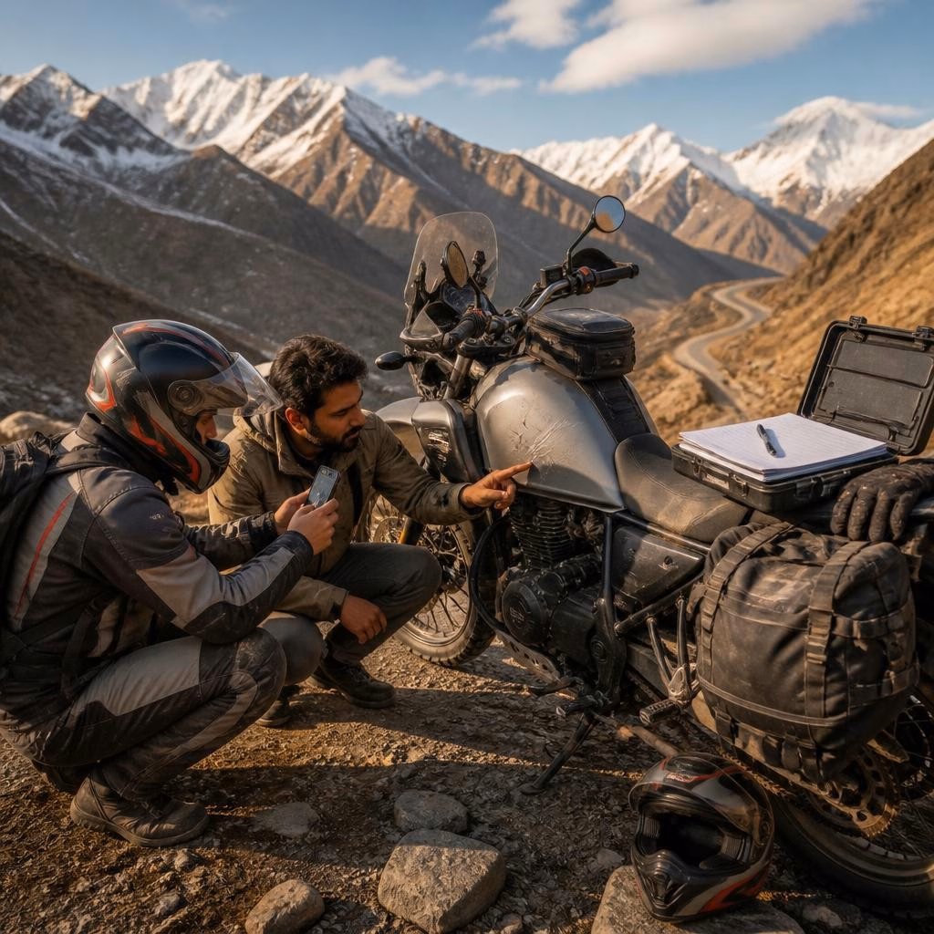 How Transparent Bike Inspections and Security Deposits Work on Himalayan Tours