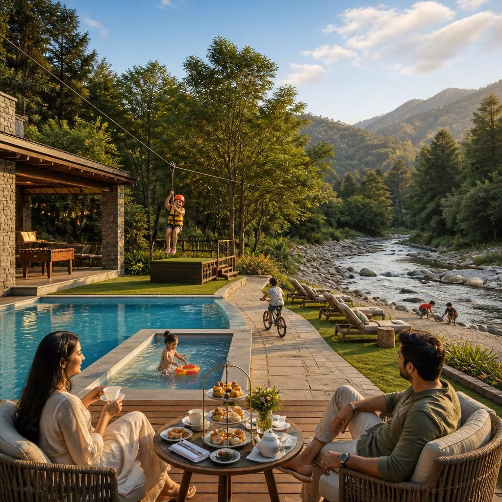 Jim Corbett with Kids: A 2-Day Activity Plan Inside Corbett River Creek