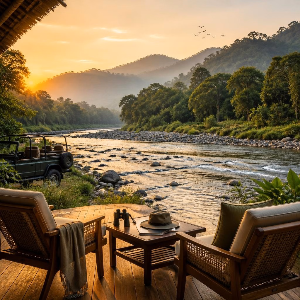 First-Time to Jim Corbett: Combining Safaris with a Relaxing Stay at Corbett River Creek