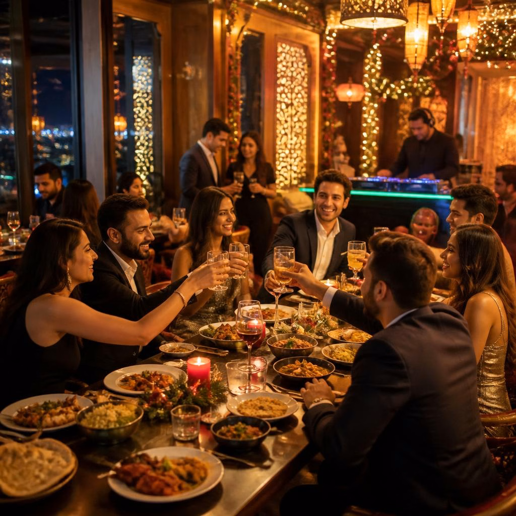 Hosting Office Christmas Parties at Basil Spice Indian Restaurant, Bar & Takeaway (Basildon)