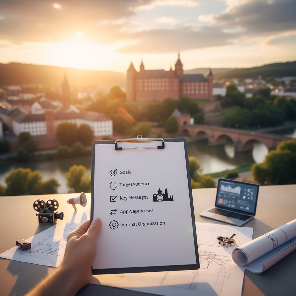 Dein erster Werbefilm: Die ultimative Checkliste für Unternehmen in Aschaffenburg