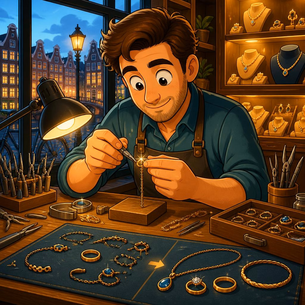 Sieraden laten repareren in Amsterdam: wanneer naar de juwelier en wat kunt u verwachten?