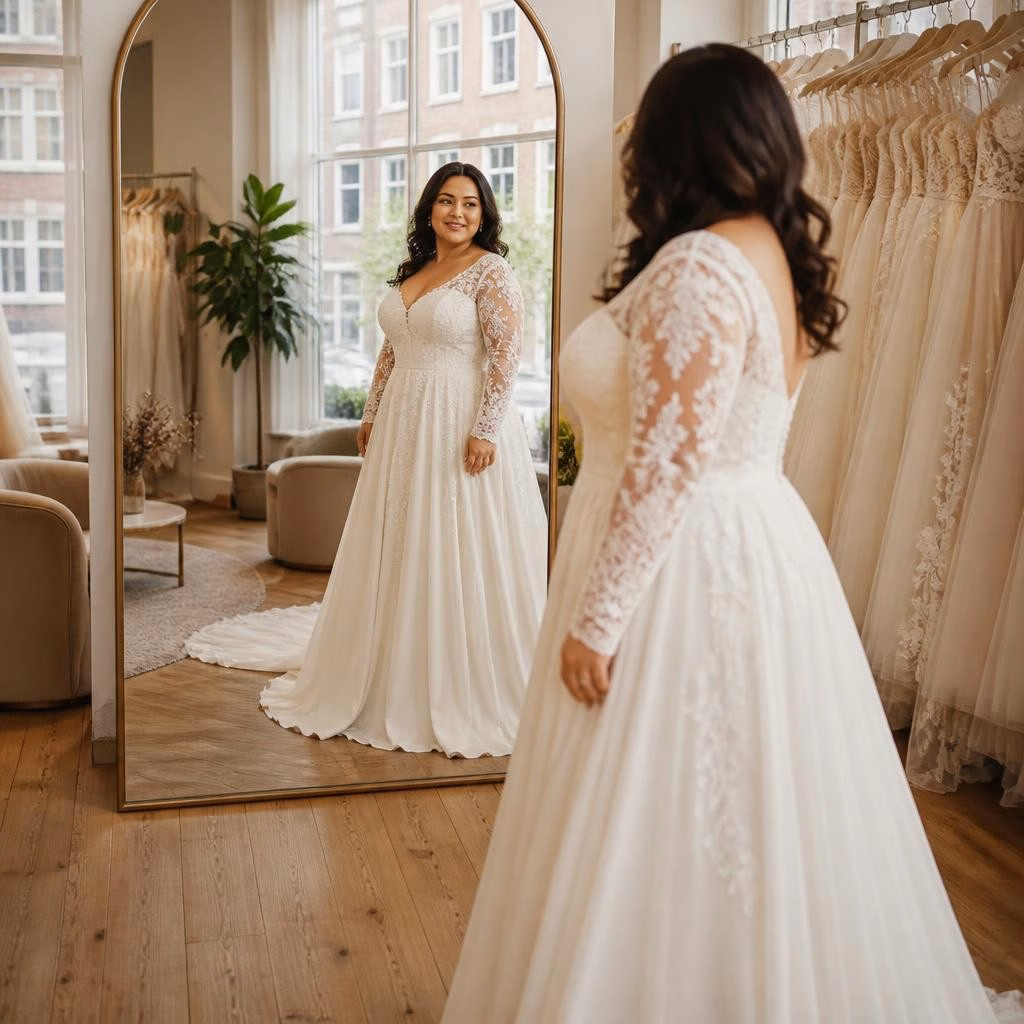 Plus size trouwjurken in Amsterdam: zo vind je een jurk waarin je je écht mooi voelt