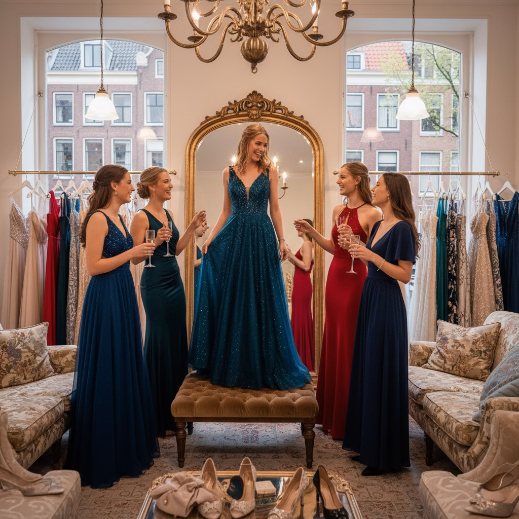 Gala Jurken Shoppen in Amsterdam: Tips voor een Ontspannen Paservaring met Vrienden of Familie