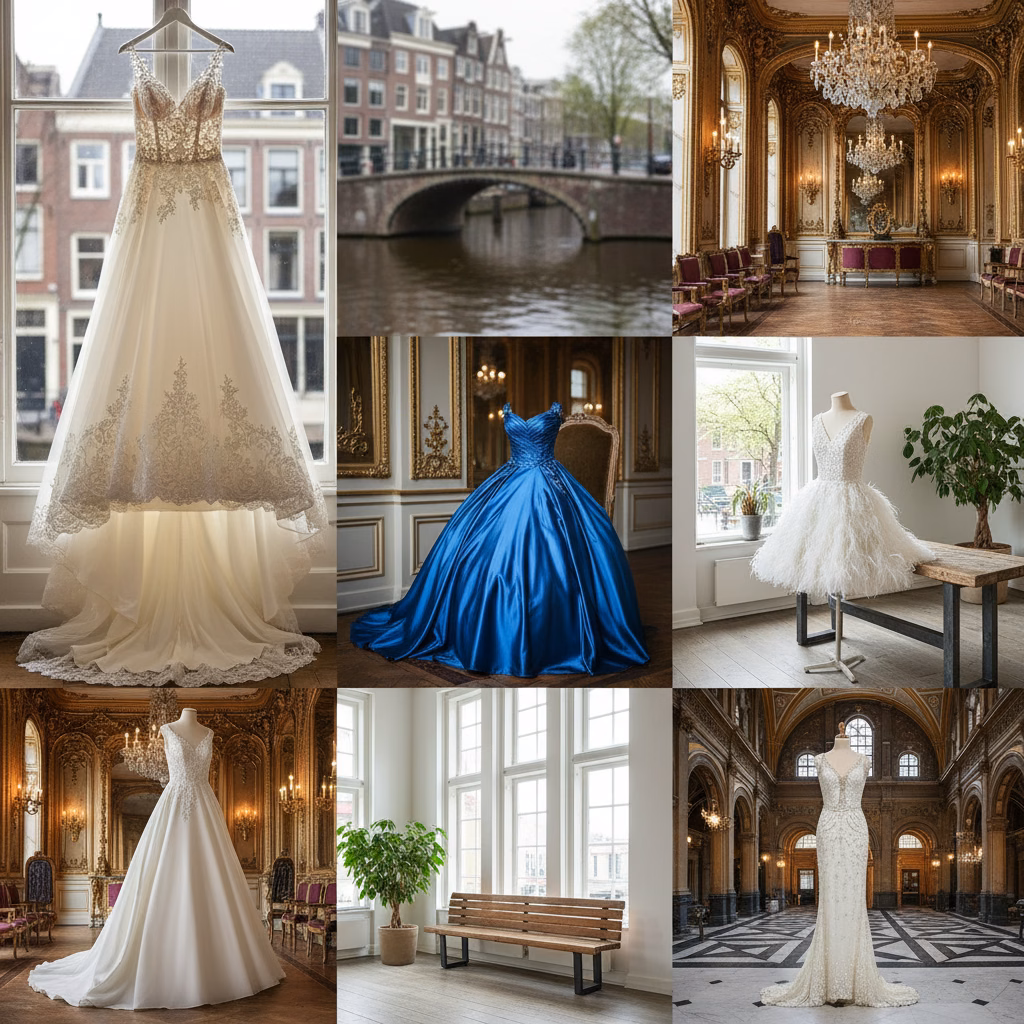 De Perfecte Jurk Kiezen: Afstemmen op Uw Trouw- of Feestlocatie in Amsterdam