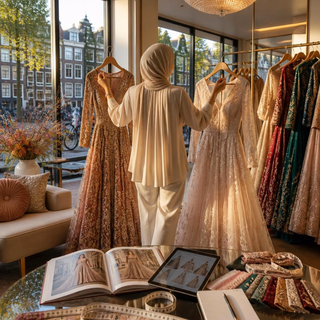 Voorbereiden op het kopen van een kinalijk of verlovingsjurk in Amsterdam: een praktische checklist