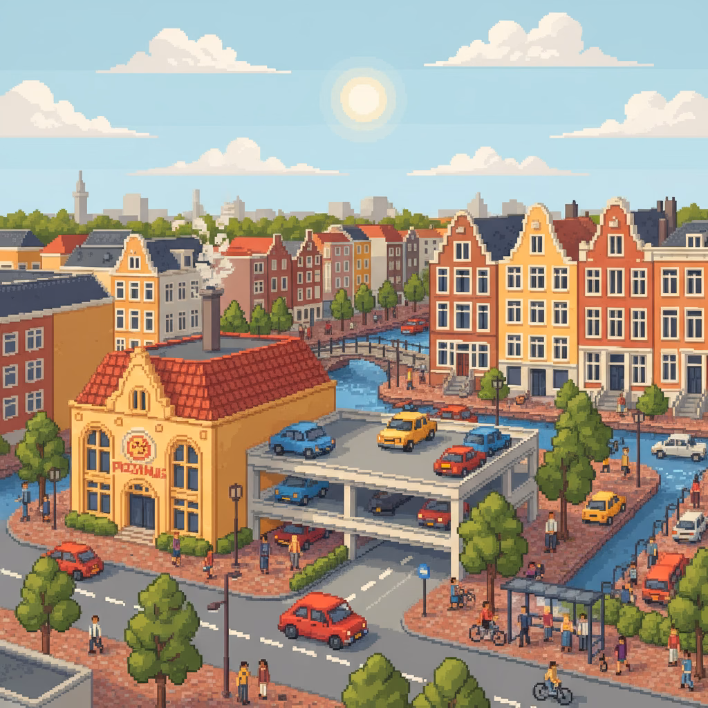 Parkeren bij OBA Pizzahuis: Uw Bezoek aan Amsterdam-West Gemakkelijk Gemaakt