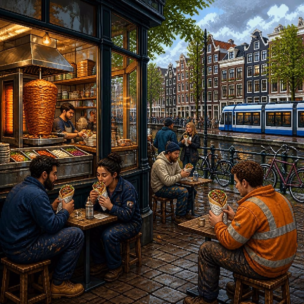 Lunch in Amsterdam-West: waarom buurtbewoners kiezen voor Hatay-döner aan de Vlugtlaan