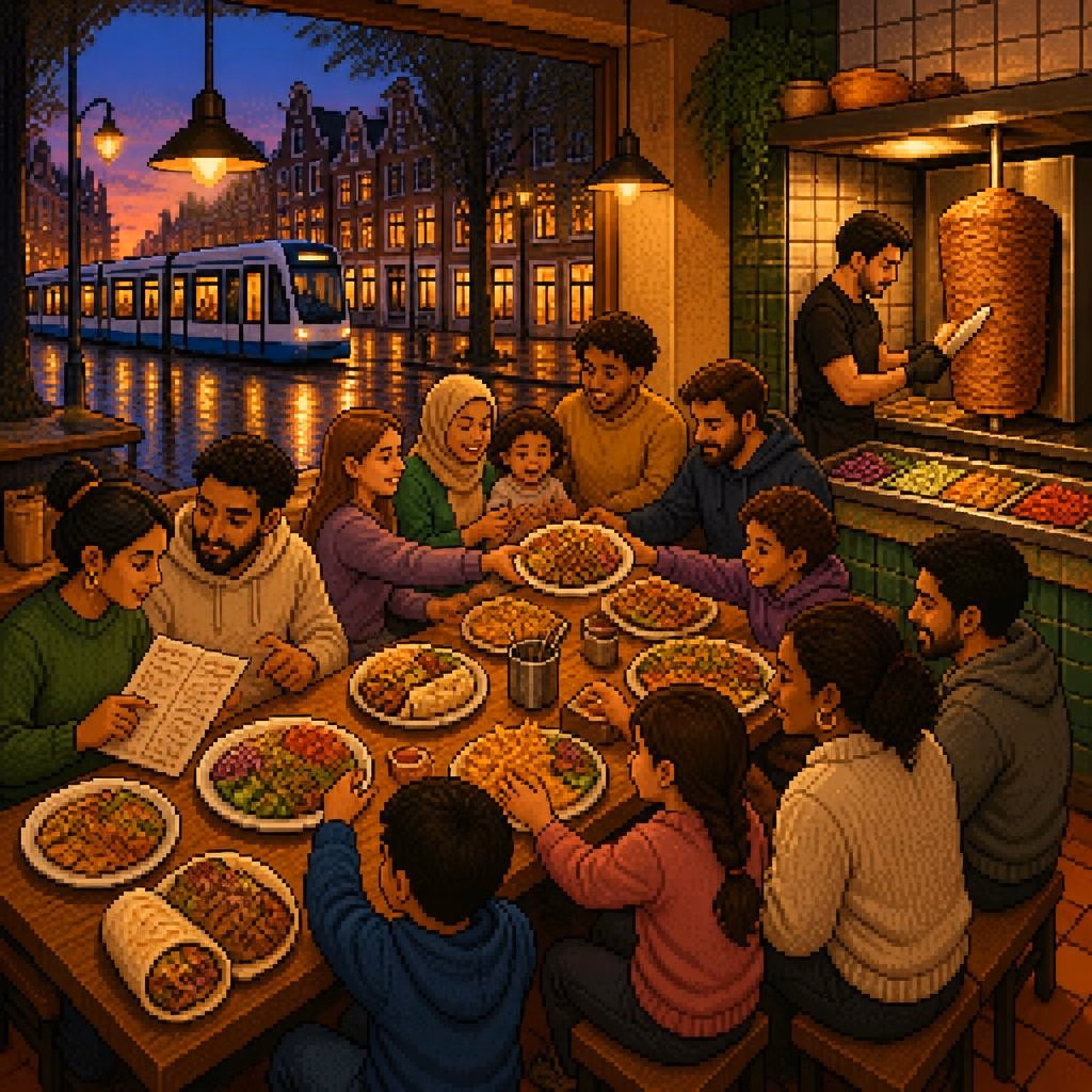 Döner eten met een groep in Amsterdam-West: praktische tips voor bij OBA DÖNER
