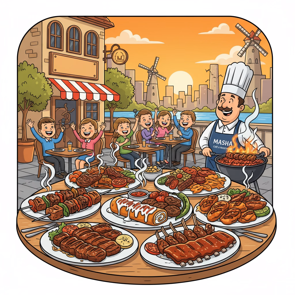 Ontdek de Populairste Grillgerechten bij Masha Café & Restaurant in Capelle aan den IJssel