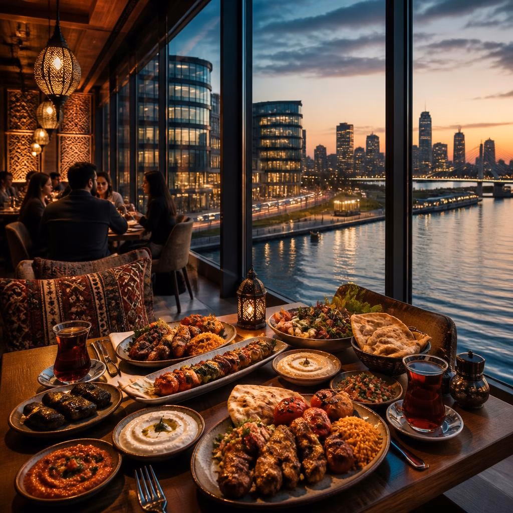 Turks eten met uitzicht: zo combineer je Masha Café & Restaurant met een avondje in Rivium en Rotterdam