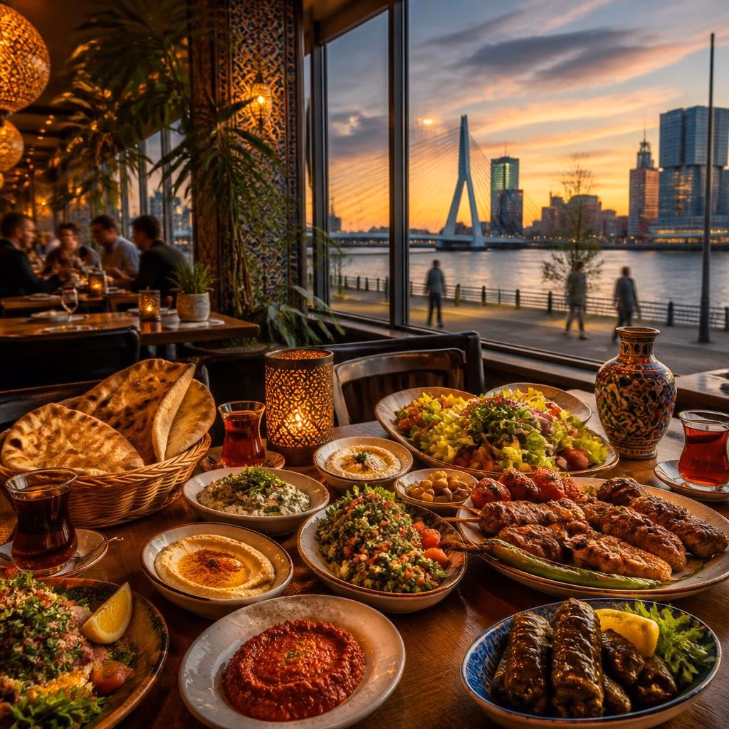 Dagje Rotterdam combineren met Turks eten bij Masha Café & Restaurant: praktische routes en tijdstips