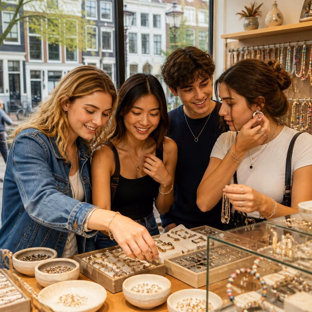 Jewelry Shopping in Amsterdam on a Student Budget: Stylish Finds Under €30