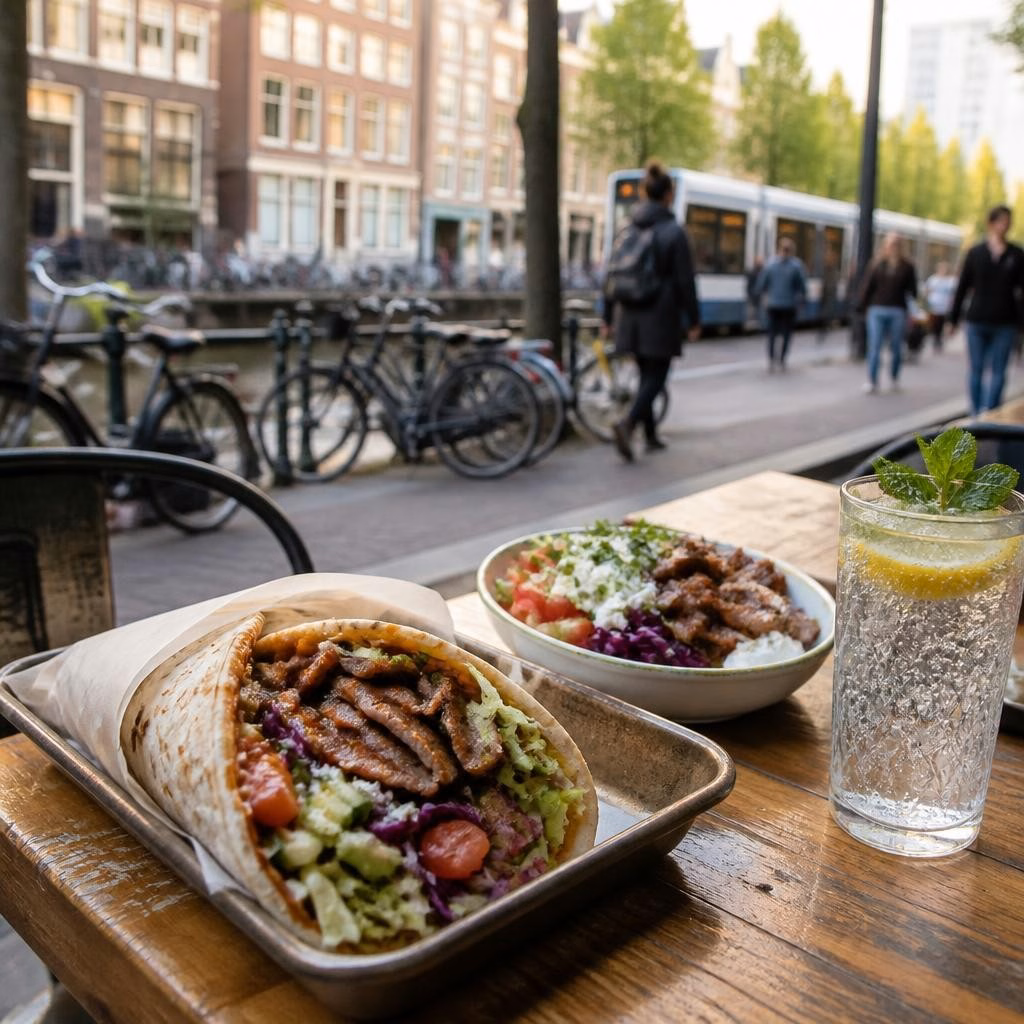 De ideale dönerlunch in Amsterdam West: snelle, smaakvolle stops bij OBA Döner