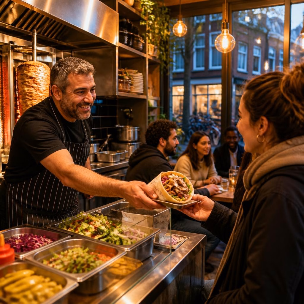 De vriendelijke dönerzaak om de hoek: waarom gastvrijheid telt in Amsterdamse buurtrestaurants