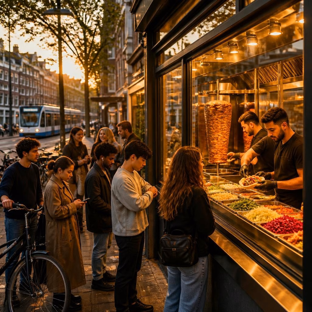 Hatay döner in Amsterdam West: zo voorkom je lange wachttijden bij drukte