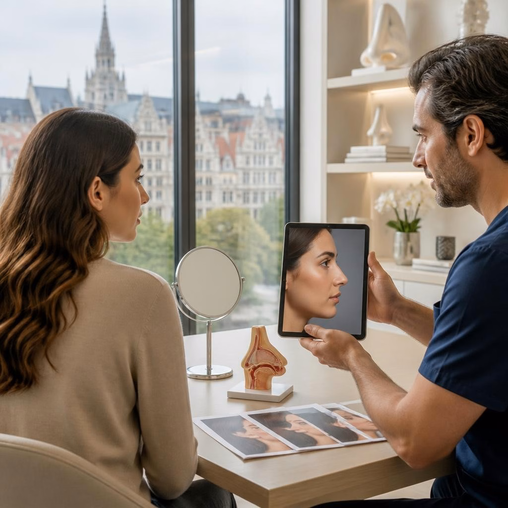Rhinoplastie à Bruxelles : comment préparer votre première consultation