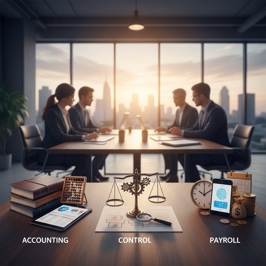 De Essentiële Financiële Functies: Accounting, Control en Payroll Uitgelegd